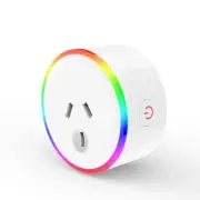 Tuya 240V 10A AU Plug Smart RGB LED Light Smart Wifi Socket Voice Control Works