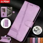 For iPhone 16 15 14 13 12 11 Pro Max 8 Plus Leather Wallet Card Case Stand Cover