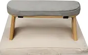 Yoga Meditation Stool, Home Meditation Chair, Zipper Cushion, Prayer Stool, Easy to Disassemble and Clean, Suitable for Meditation, Prayer, Yoga,Light Gray