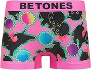 [BETONES] (ビトーンズ) Bitones Many CATS4 Men's Underwear, Pink, Pink, 74-86