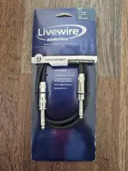 Livewire Advantage Interconnect Cable 1/4" TRS Male to XLR Male 3 ft. Black