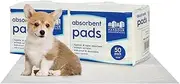 Harbour Housewares Disposable Puppy Pads - 32.5cm x 45cm - 100x Small Absorbent Puppy Training Pads Leak-Proof Pee Pads for Dogs, Cats, Kittens Potty Training Mats