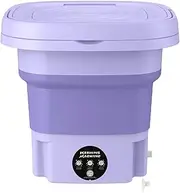 Portable Washing Machine, 8L Big Capacity Foldable Mini Washer for Small Spaces, for Apartment, Laundry, Camping, RV, Travel, Underwear, Socks, Baby Clothes Lightweight and Easy to Carry