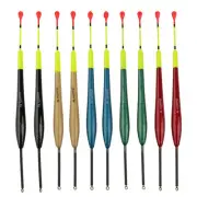 Anti oxidation Bal Fir Fishing Line Stopper Set 10pcs Float Bobbers Set