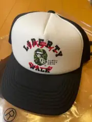 A Bathing Ape Bape x LBWK mesh cap trucker hat black bee liberty walk Authentic