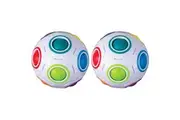 2x Duncan Color Shift Brain Teaser Puzzle Ball Kids Children Educational Toy 5+