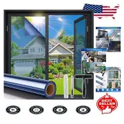 Static Cling Window Tint with Installation Kit - 35.4x78.7" for Home Privacy
