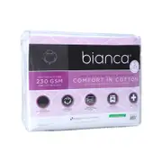 Comfort In Cotton Quilted Mattress Protector White - Double Bed
