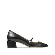 [Jimmy Choo] Jimmy Choo Pearl-embellished Block-heel Pumps 40 IT BLACK