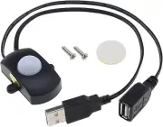 PIR Motion Sensor Switch DC 5V-24V 5A Occupancy Sensor Switch for LED Lighting P