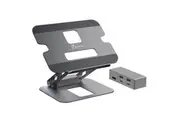 J5create Multi Angle 6-in-1 4K HDMI Aluminium Docking Laptop Stand with USB-C