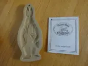 BROWN BAG COOKIE ART PRESS! MR RABBIT/EASTER!! NEW! 8" x 3.5"