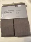 Made by Design Light Filtering Curtain Panels 42 in X 63 in Gray 2 Panels