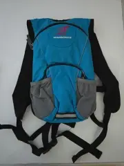 Sharkmouth Hiking Hydration Backpack Pack 2.5 Liter Water Bladder Blue Black
