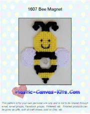 Bee Suncatcher-Plastic Canvas Pattern or Kit
