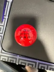 VMS RED BLACK FING FAST SHIFT KNOB FOR 5 SPEED SHORT THROW SHIFTER LEVER 10X1.55