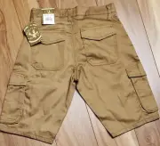 Buzz Cuts Boy's Cargo Short Brown Size 10