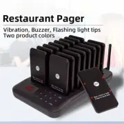 Restaurant Pagers Wireless Caller Buzzer Church Beeper Bell Calling System Cafe