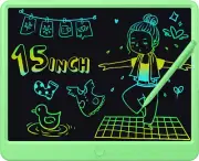 LCD Writing Tablet, 15 Inches Doodle Board Drawing Pad for Adults & Kids, Electr