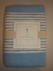 Pottery Barn Kids ABC Quilted Sham Standard Blue #9