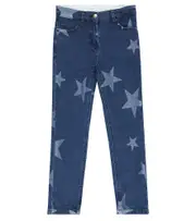 [Stella McCartney Kids] Stella McCartney Kids Printed jeans Y 3 blue