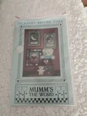 Nursery Rhyme Time Mum's The Word Baby Quilt Sewing Pattern 1989