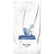 Rick and Morty King Of Shit Toilet Beach Towel