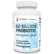 Dr. Berg 60 Billion Probiotic - Regulates Immune Responses To Invading Pathogens
