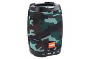 Laser Rechargeable 5W Bluetooth Wireless Speaker Portable w Phone Holder Camo