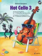Hot Cello 3 18 Advanced Pop Pieces Cello and Piano Book and CD 049046139
