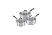 RACO Reliance Stainless Steel Induction 3 Piece Saucepan Set 16/18/20cm