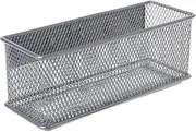 Durable Refrigerator Wire Mesh Magnetic Basket Storage Box Pen Makeup Organizer