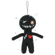 Voodoo Doll with Pins Multipurpose Emotional Support Plush Crochet