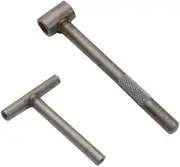 Flywheel Tools Motorcycle Engine Screw Adjusting Spanner Tool Valve Clearance Adjustment Tools + Feeler Gauge 0.005-0.020 Inch Flywheel Puller(Wrench)
