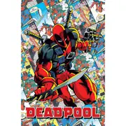 Impact Merch Marvel MCU Deadpool Comic Covers Regular Sized Wall Poster 92x61cm
