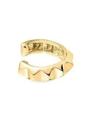 [SALLY SKOUFIS] Honeycomb Ear Cuff in Gold