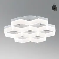在飛比找momo購物網優惠-【必登堡】蜂巢吸頂燈 B563221(客廳燈/餐廳燈/臥室燈