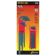BONDHUS 16 PCE BALL END L-WRENCH HEX MM FOLD-UP BD14187 - USA BRAND