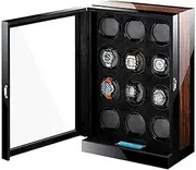 [CFZSALK] Automatic Watch Winder Box LCD Touch Sn Display Soft Flexible Watch Pillows Built-in Blue Led Light Quiet Motor Fashion Watch Winder Display Watch Box KeYJ