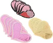 Angoily 15pcs Heart Shape Iron Patches for DIY Clothing Durable Applique Patches for Jackets Sweaters and Accessories