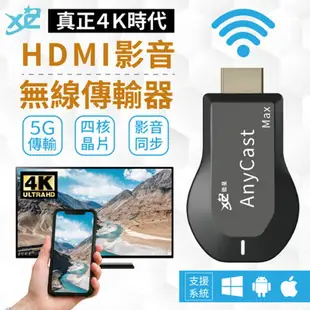 限時免運優惠【４Ｋ高清！無線連接】電視棒 HDMI無線傳輸器/手機轉電視/無線影音傳輸