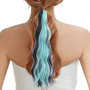 Ponytail Hair Extensions | Natural Ponytail Wrap Ponytail with Elastic Tie - Synthetic Long Braid Wig Fake Hair Accessories for Girls & Women