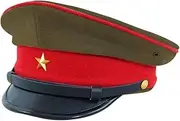 [militaryharbor] WWII Japanese IJA Army Officer visor cap Gabardine olive drab