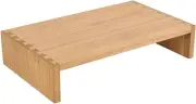 Monitor Stand Wooden -Desk Stand Wood for Computer/Laptop/TV Printer - Monitor