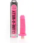 Clone A Willy Kit Pink Glow in Dark Silicone Penis Casting Kit Couples Vibrator