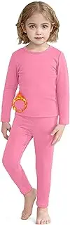 VZV Kids Thermal Set Toddler Thermal Underwear Fleece Lined Long Johns for Kids Base Layer Toddler Thermal Set for Boys Girls