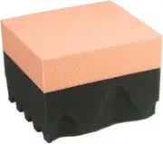 YNPQTDS Tire Applicator - Tire Shine Brush Applicator,Absorbent Reusable Wax Pad Wave Design Foam for Glass Polishing RV Truck Paint Decontamination
