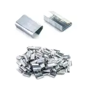 240PCS Packing Buckle Iron Strapping Clip 12mm 16mm Metal Banding Seal Fastener