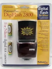 Platinum Plus by Sunpak Digi Flash 2800 for Nikon i-TTL DSLR Camera, NEW, SEALED
