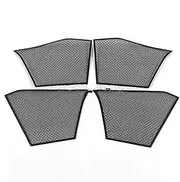 Car Interior Accessories For BMW For X1 IX1 U11 2023 2024 Car Door Loudspeaker A-pillar Instrument Panel Speaker Cover Trim Frame Sticker Automobile Interior(Black 4 door)